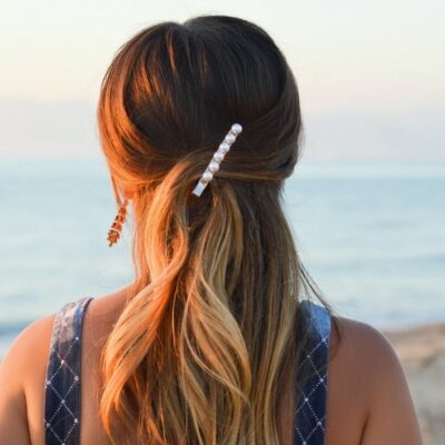 Woman with long hair