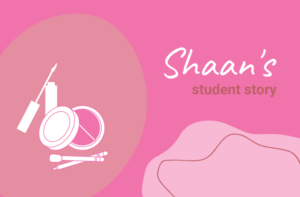 Shaan's makeup story student