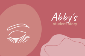 Abby's eyelash story