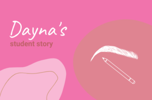 Dayna's eyelash extension student story