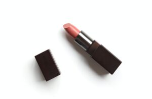 Lipstick on a white background