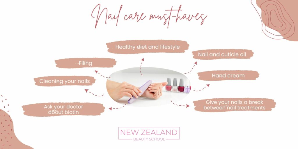 Nail care must haves infographic