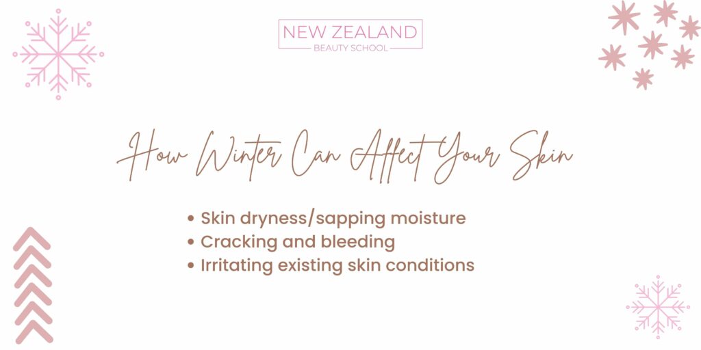 How winter can affect your skin infographic