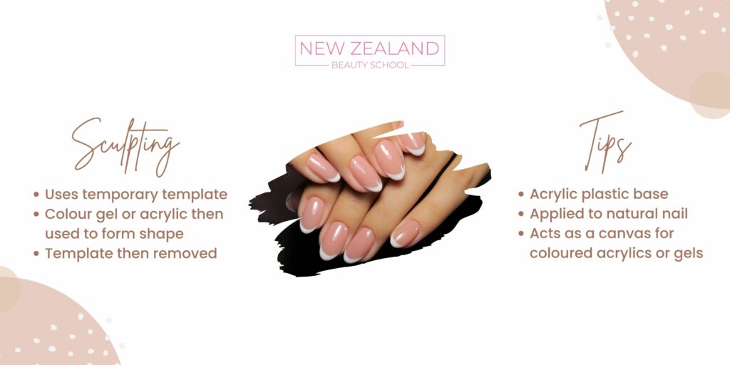difference between sculpting and tips infographic