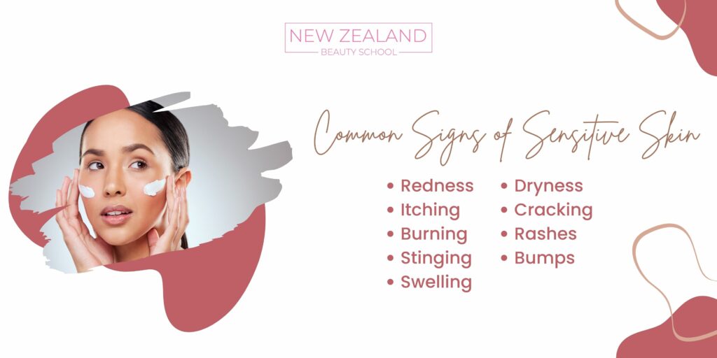 Common signs of sensitive skin