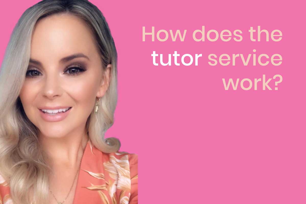 How does the tutor service work?