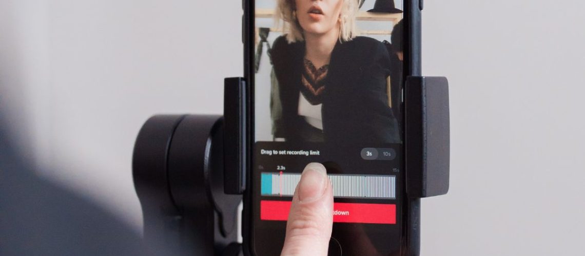 Recording a tiktok
